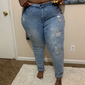 Sexy slim boyfriend jeans